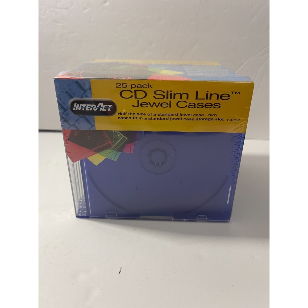 25 pk CD Slim Line Jewel Cases